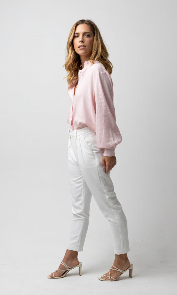 CLEO PINK BALLOON SLEEVE SHIRT - Dresses