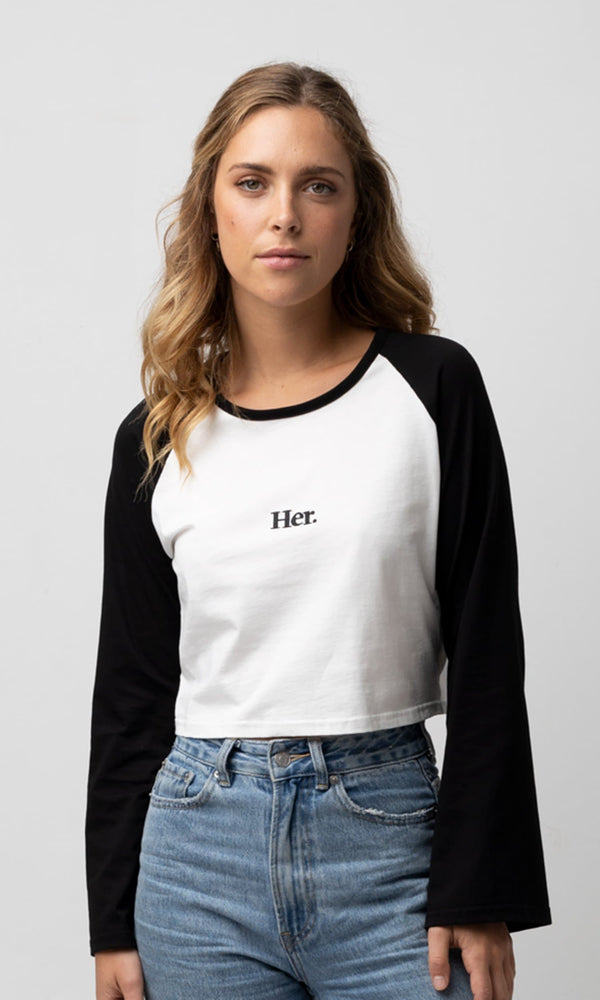 HER HERITAGE LONG SLEEVE TOP - Tops