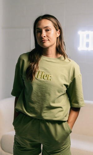 HER SAGE T-SHIRT